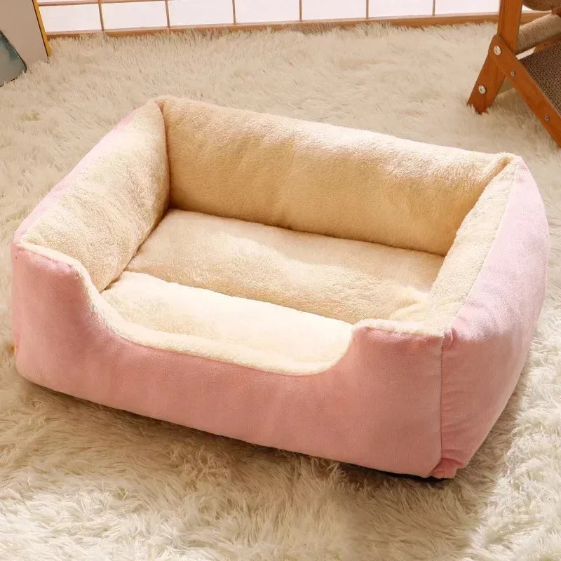 Cozy Paws Plush Pet Nest Bed