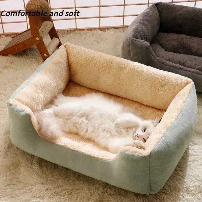 Cozy Paws Plush Pet Nest Bed