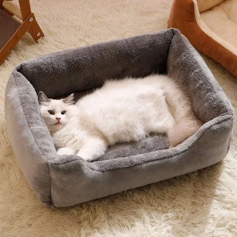Cozy Paws Plush Pet Nest Bed
