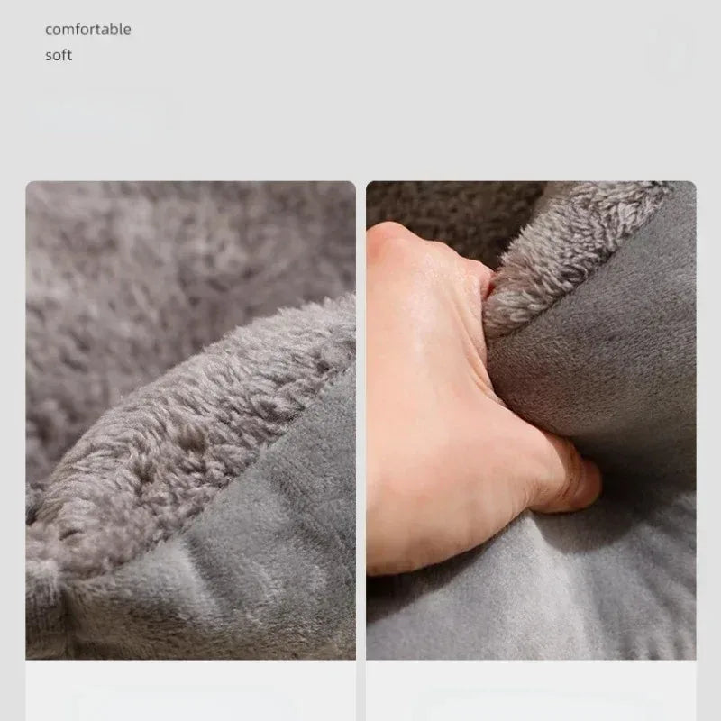Cozy Paws Plush Pet Nest Bed
